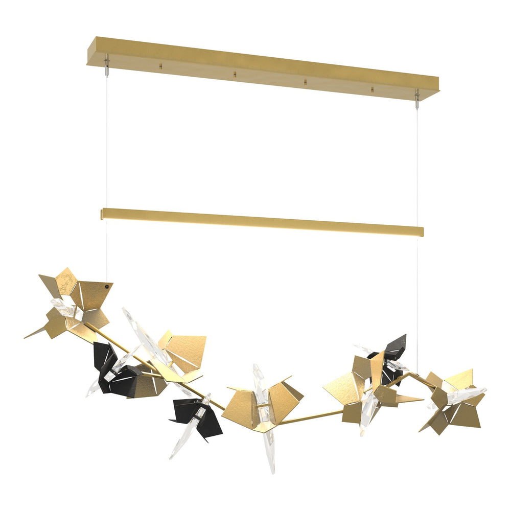 Hubbardton Forge - LED Pendant - Belladonna - Modern Brass- Union Lighting Luminaires Decor