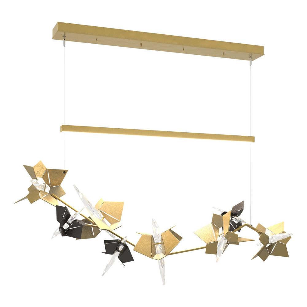 Hubbardton Forge - LED Pendant - Belladonna - Modern Brass- Union Lighting Luminaires Decor