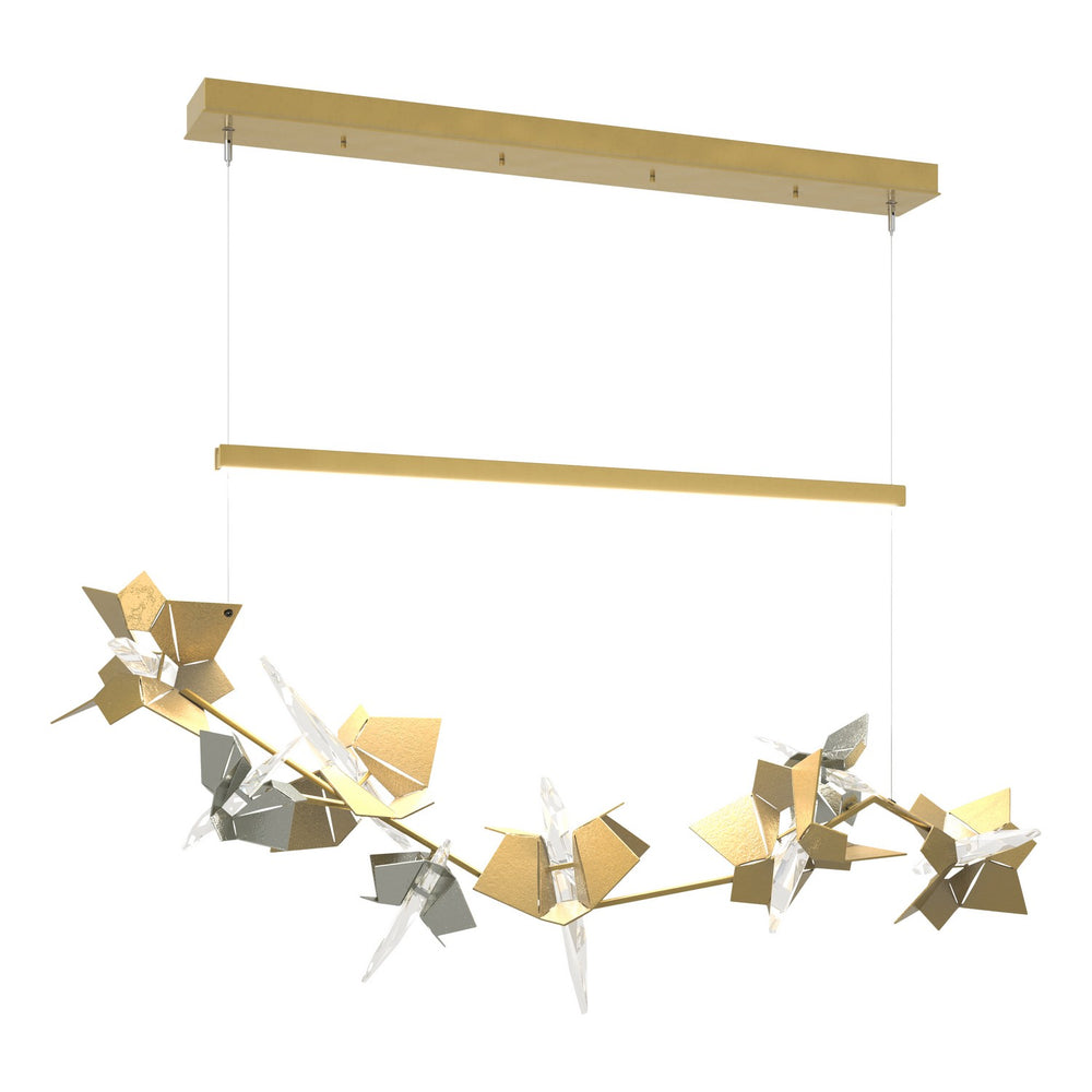 Hubbardton Forge - LED Pendant - Belladonna - Modern Brass- Union Lighting Luminaires Decor
