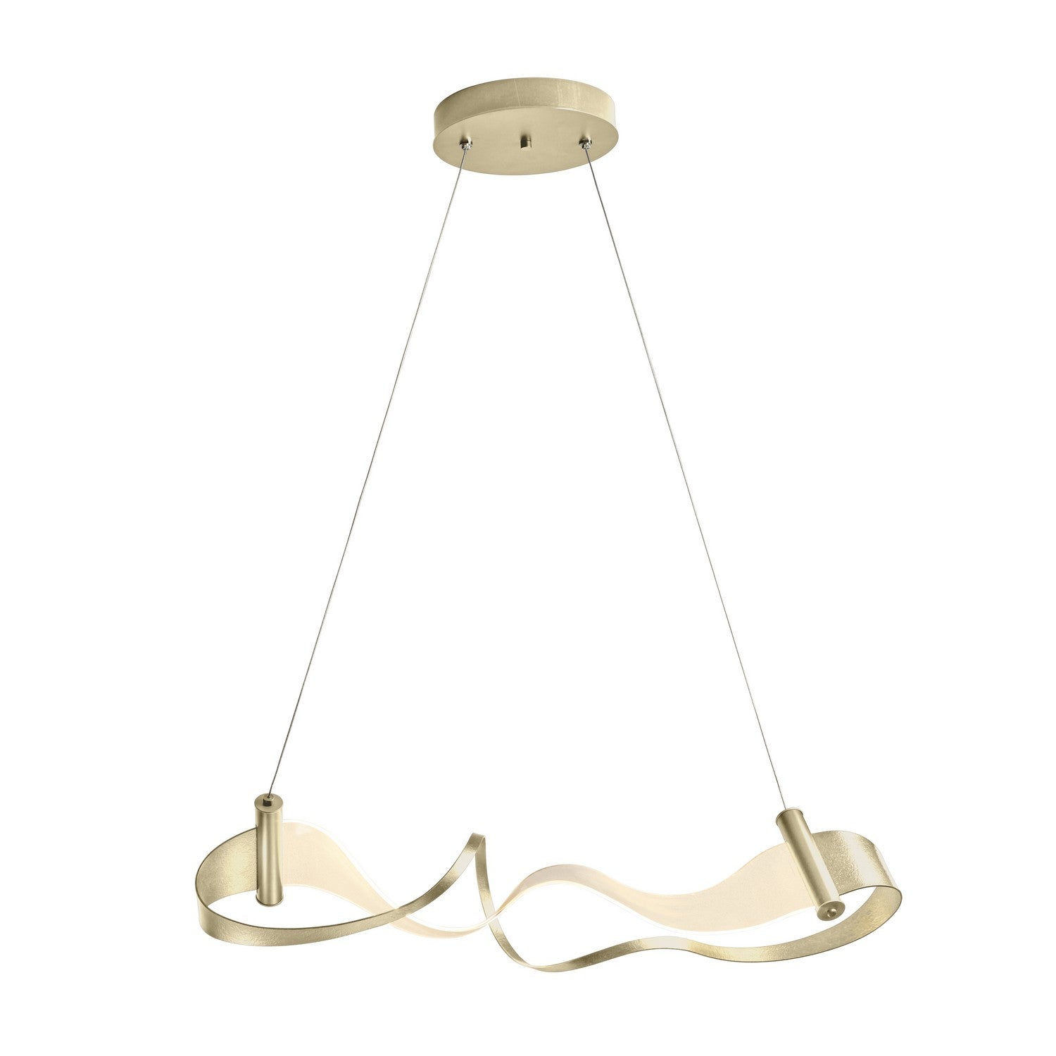 Hubbardton Forge - LED Pendant - Zephyr - Modern Brass- Union Lighting Luminaires Decor