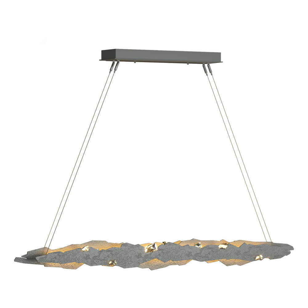 Hubbardton Forge - LED Pendant - Trove - Vintage Platinum- Union Lighting Luminaires Decor