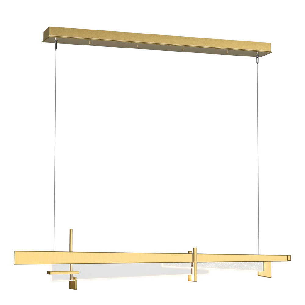 Hubbardton Forge - LED Pendant - Tenon - Modern Brass- Union Lighting Luminaires Decor