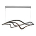 Hubbardton Forge - LED Pendant - Crossing Waves - Black- Union Lighting Luminaires Decor