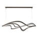 Hubbardton Forge - LED Pendant - Crossing Waves - Oil Rubbed Bronze- Union Lighting Luminaires Decor