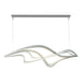 Hubbardton Forge - LED Pendant - Crossing Waves - Vintage Platinum- Union Lighting Luminaires Decor