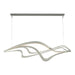 Hubbardton Forge - LED Pendant - Crossing Waves - Sterling- Union Lighting Luminaires Decor