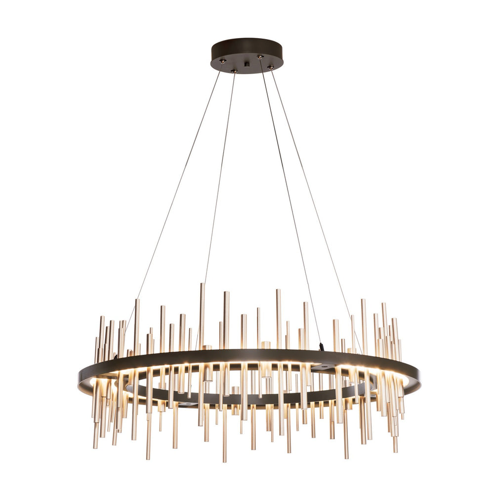 Hubbardton Forge - LED Pendant - Cityscape - Oil Rubbed Bronze- Union Lighting Luminaires Decor
