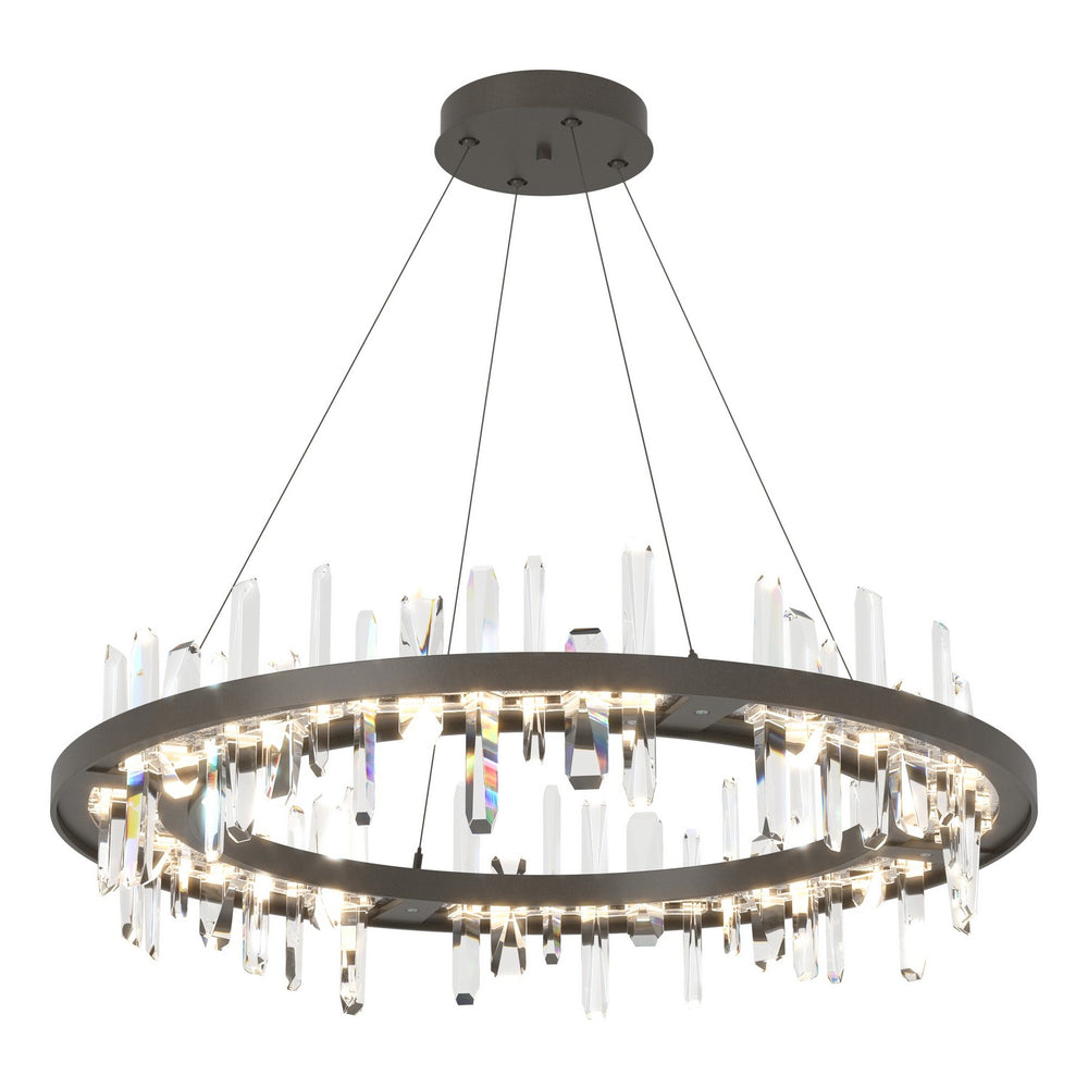 Hubbardton Forge - LED Pendant - Solitude - Dark Smoke- Union Lighting Luminaires Decor