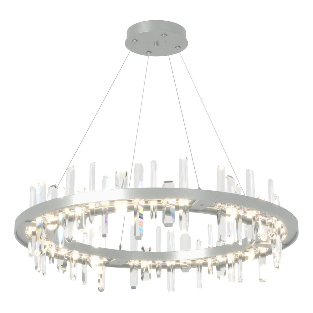 Hubbardton Forge - LED Pendant - Solitude - Vintage Platinum- Union Lighting Luminaires Decor