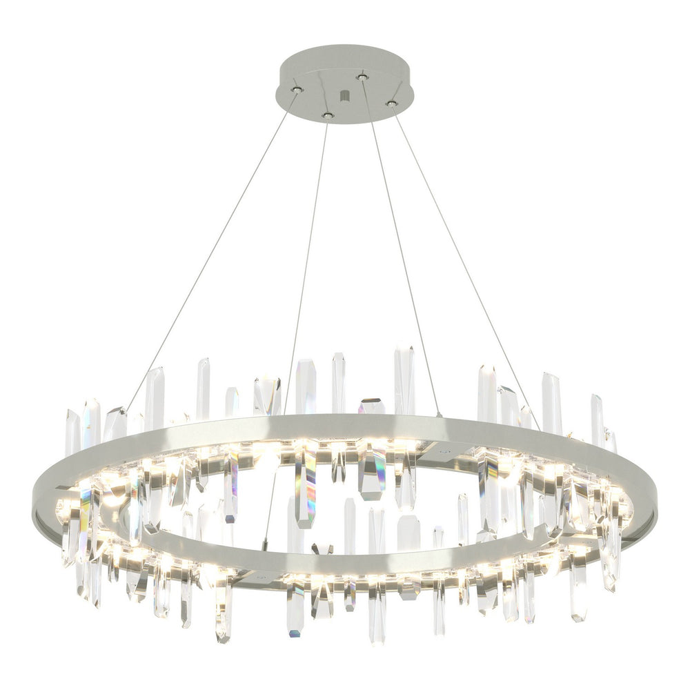 Hubbardton Forge - LED Pendant - Solitude - Sterling- Union Lighting Luminaires Decor