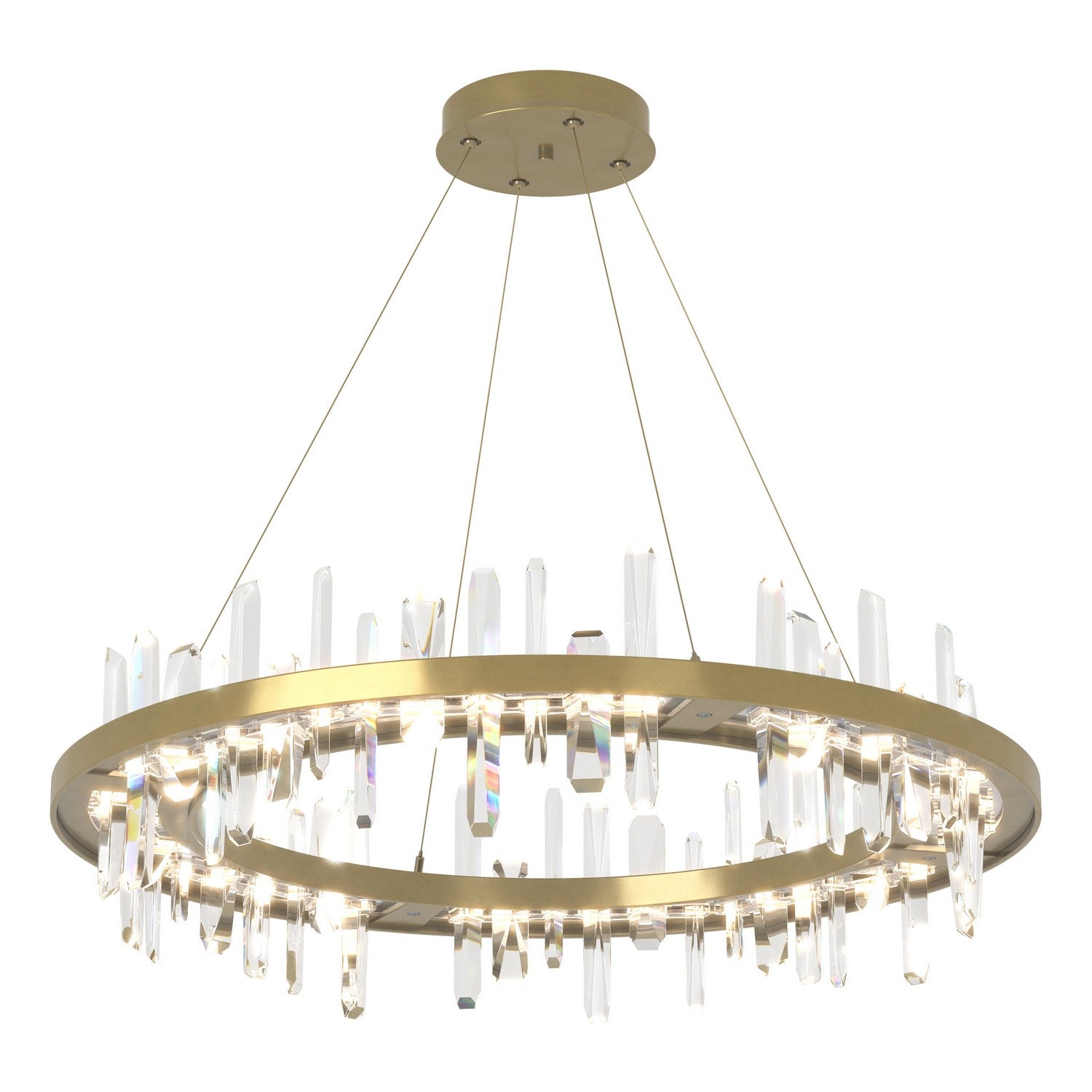 Hubbardton Forge - LED Pendant - Solitude - Modern Brass- Union Lighting Luminaires Decor