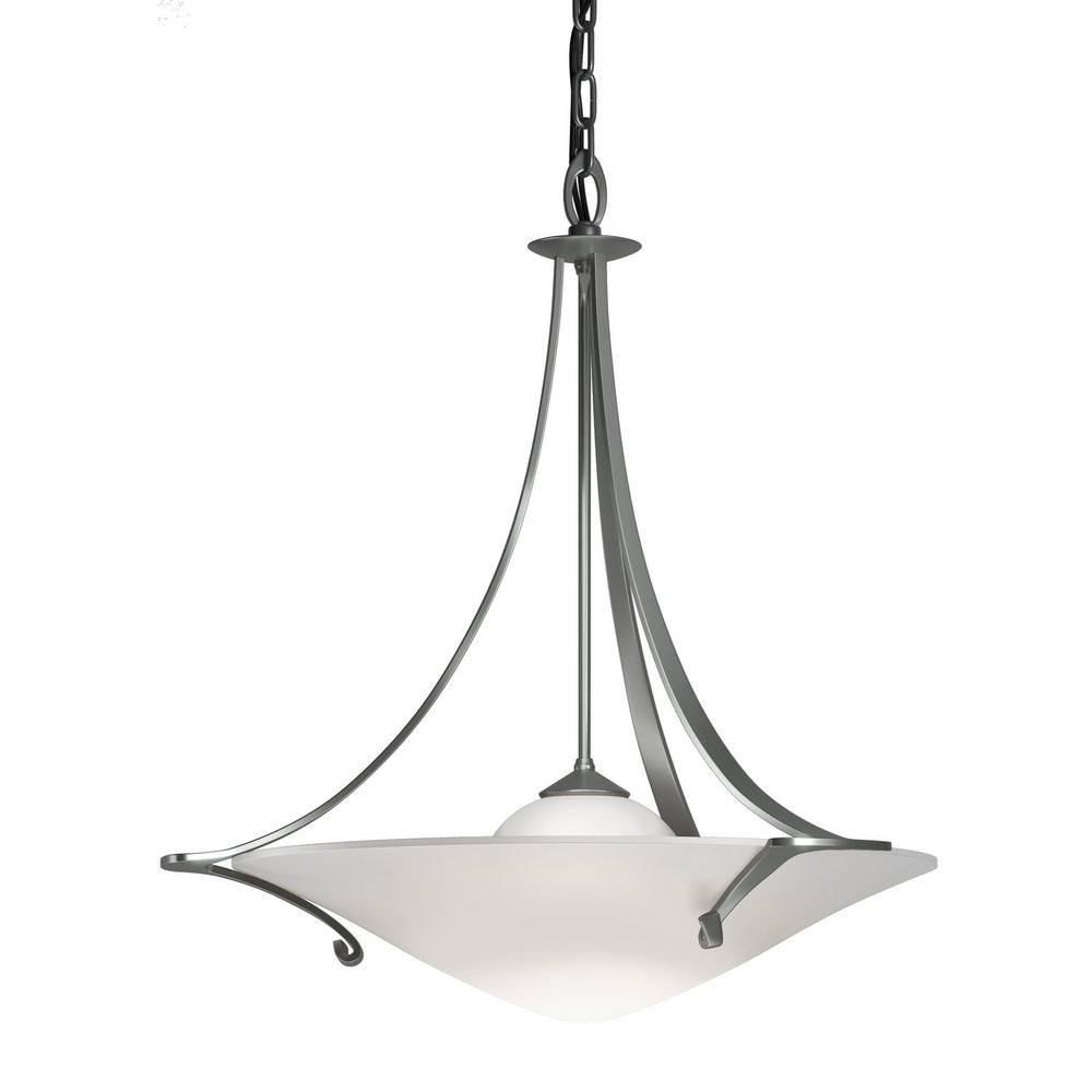 Hubbardton Forge - One Light Pendant - Antasia - Vintage Platinum- Union Lighting Luminaires Decor