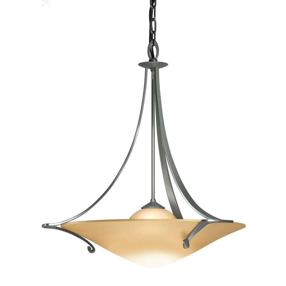 Hubbardton Forge - One Light Pendant - Antasia - Vintage Platinum- Union Lighting Luminaires Decor