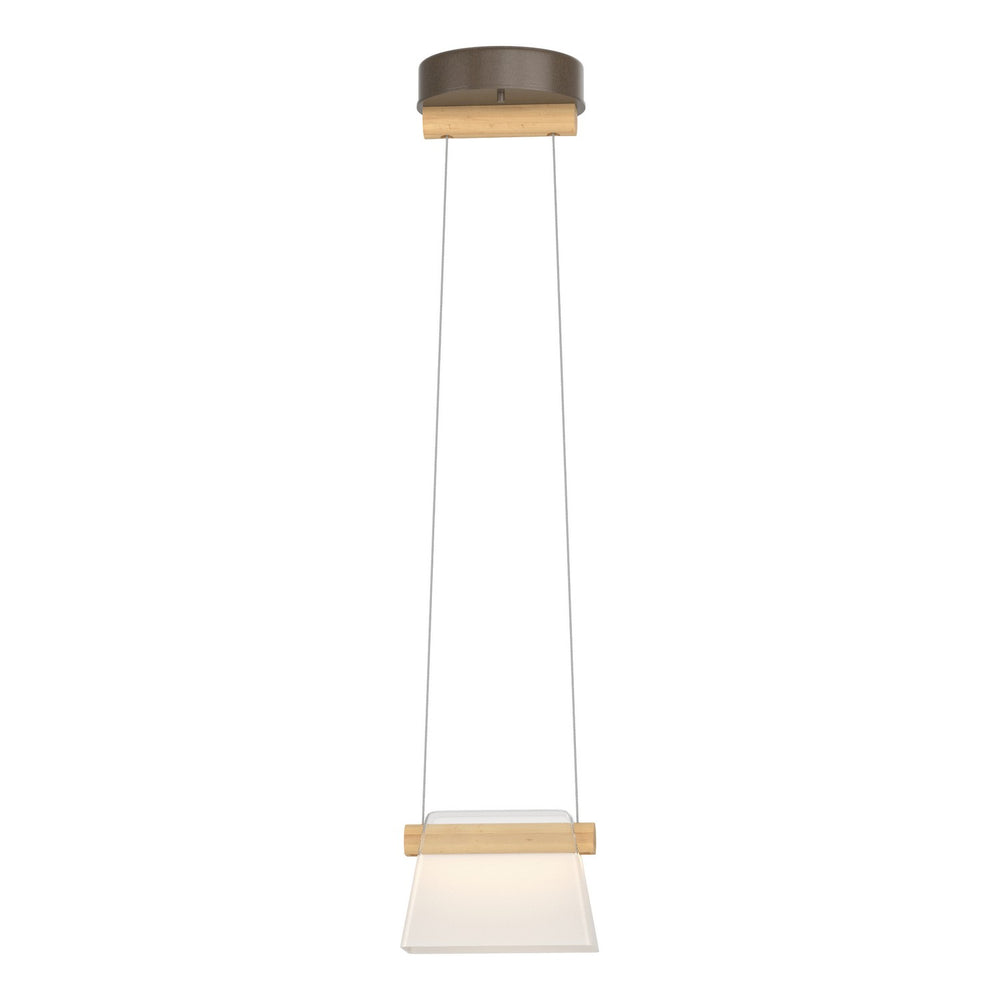 Hubbardton Forge - LED Mini Pendant - Cowbell - Bronze- Union Lighting Luminaires Decor
