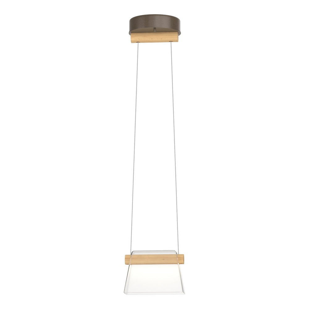 Hubbardton Forge - LED Mini Pendant - Cowbell - Bronze- Union Lighting Luminaires Decor