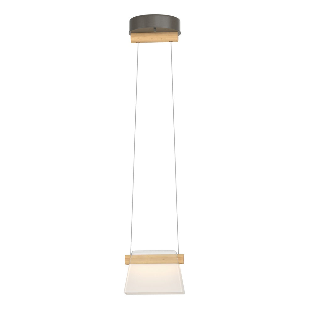 Hubbardton Forge - LED Mini Pendant - Cowbell - Dark Smoke- Union Lighting Luminaires Decor
