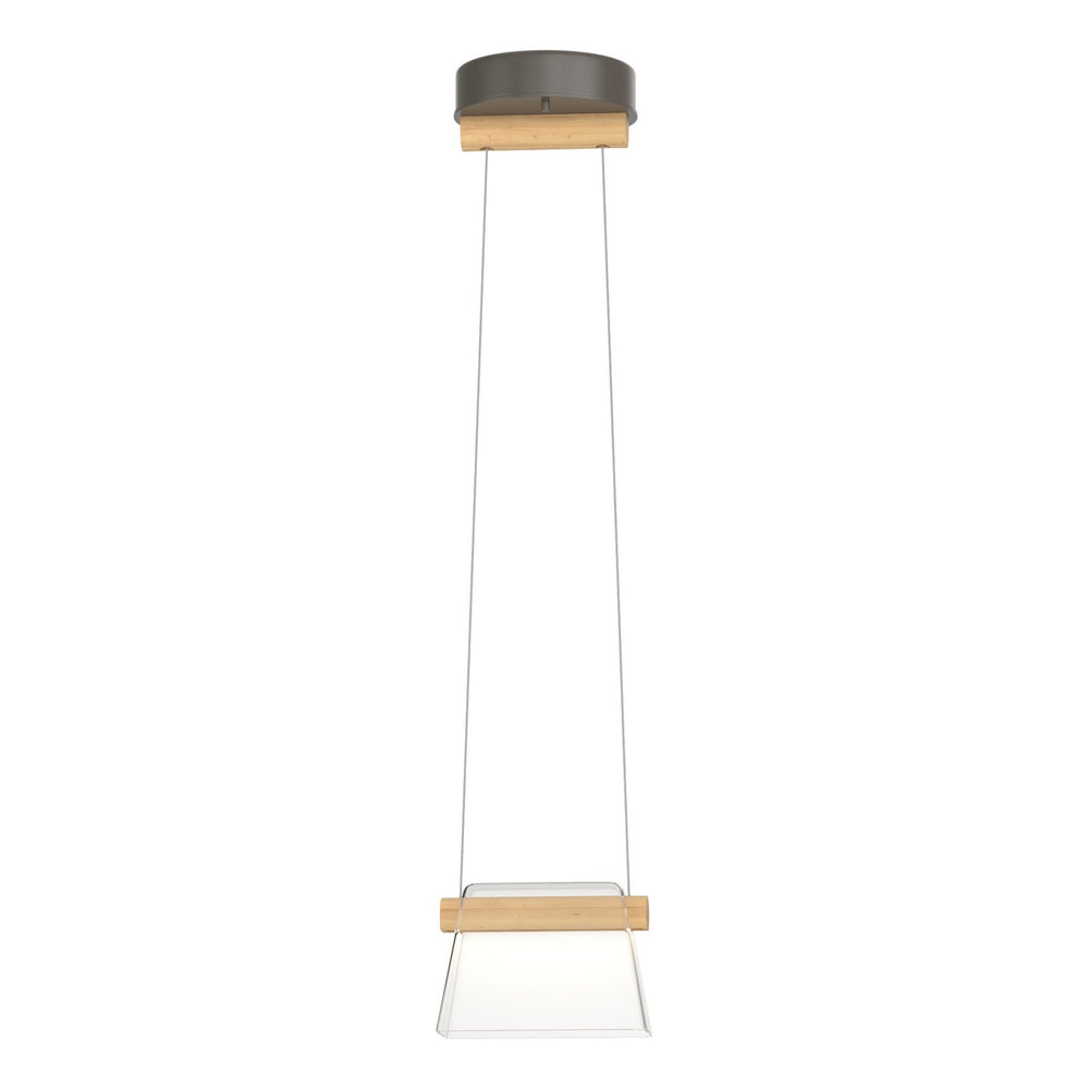 Hubbardton Forge - LED Mini Pendant - Cowbell - Dark Smoke- Union Lighting Luminaires Decor