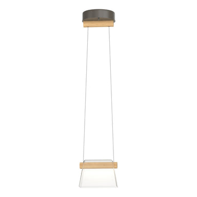Hubbardton Forge - LED Mini Pendant - Cowbell - Dark Smoke- Union Lighting Luminaires Decor