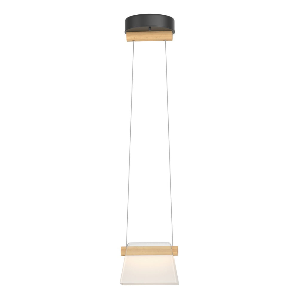 Hubbardton Forge - LED Mini Pendant - Cowbell - Black- Union Lighting Luminaires Decor