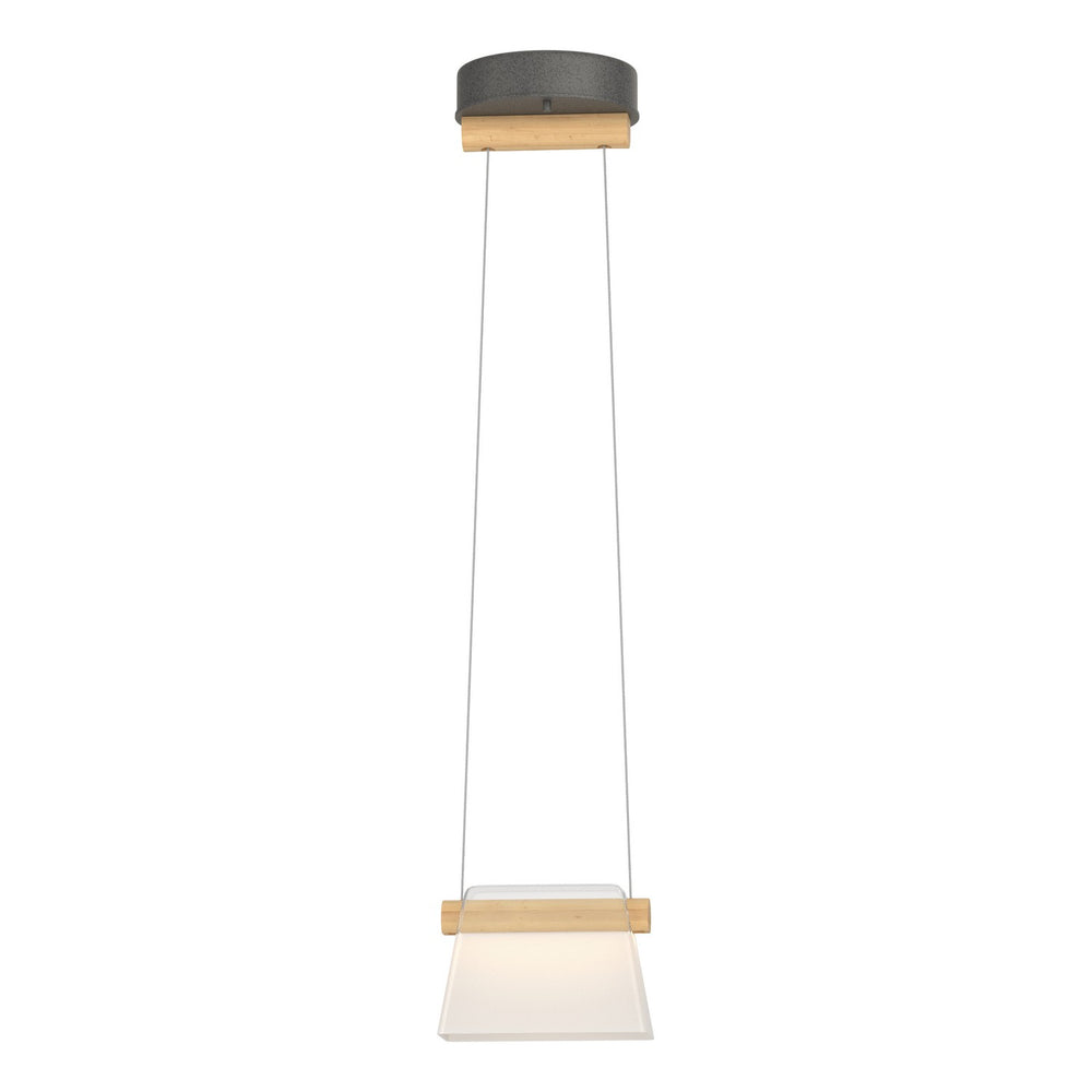 Hubbardton Forge - LED Mini Pendant - Cowbell - Natural Iron- Union Lighting Luminaires Decor
