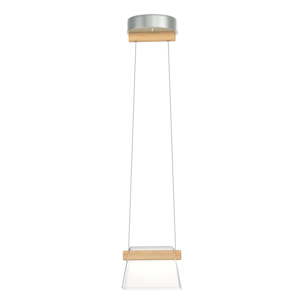 Hubbardton Forge - LED Mini Pendant - Cowbell - Vintage Platinum- Union Lighting Luminaires Decor
