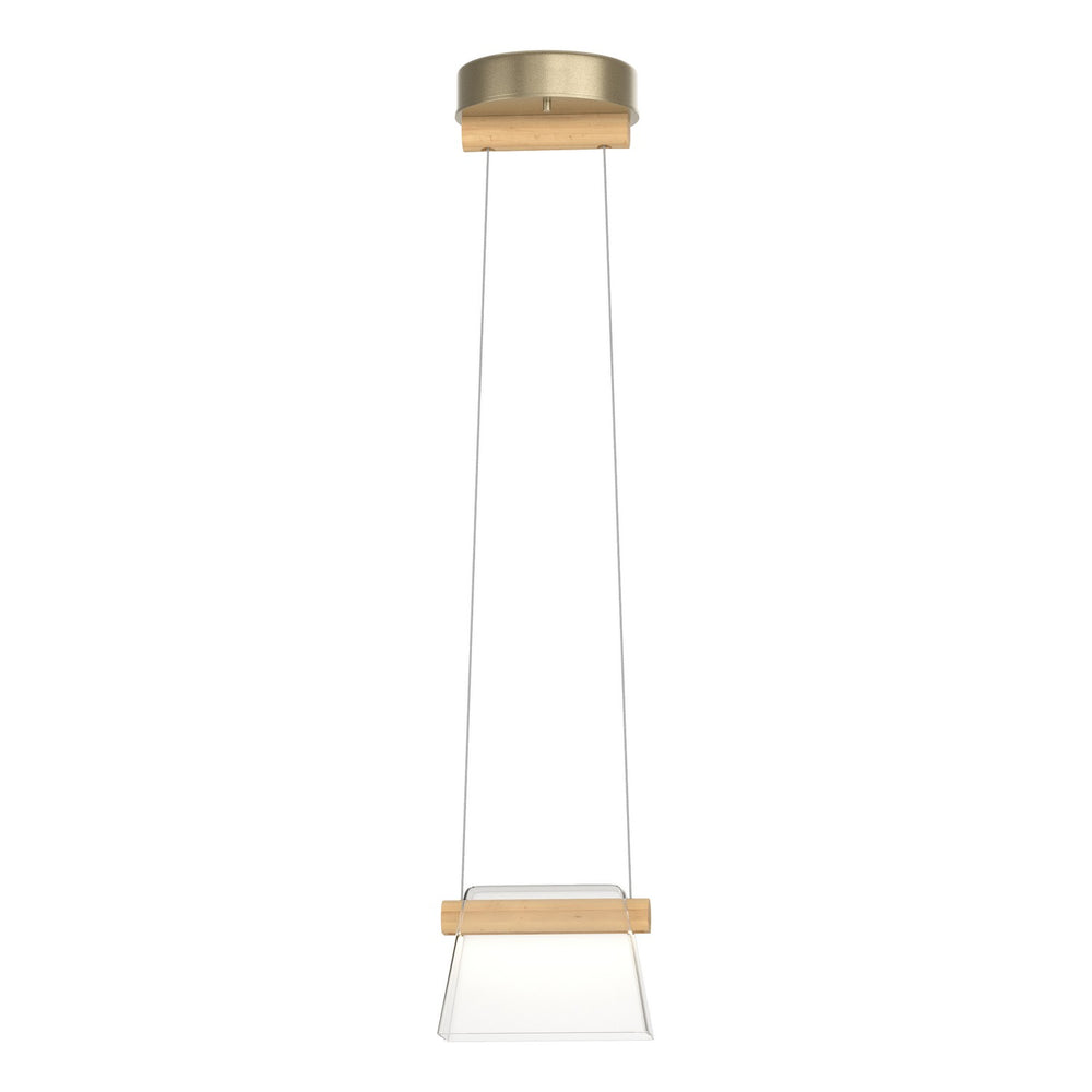 Hubbardton Forge - LED Mini Pendant - Cowbell - Soft Gold- Union Lighting Luminaires Decor