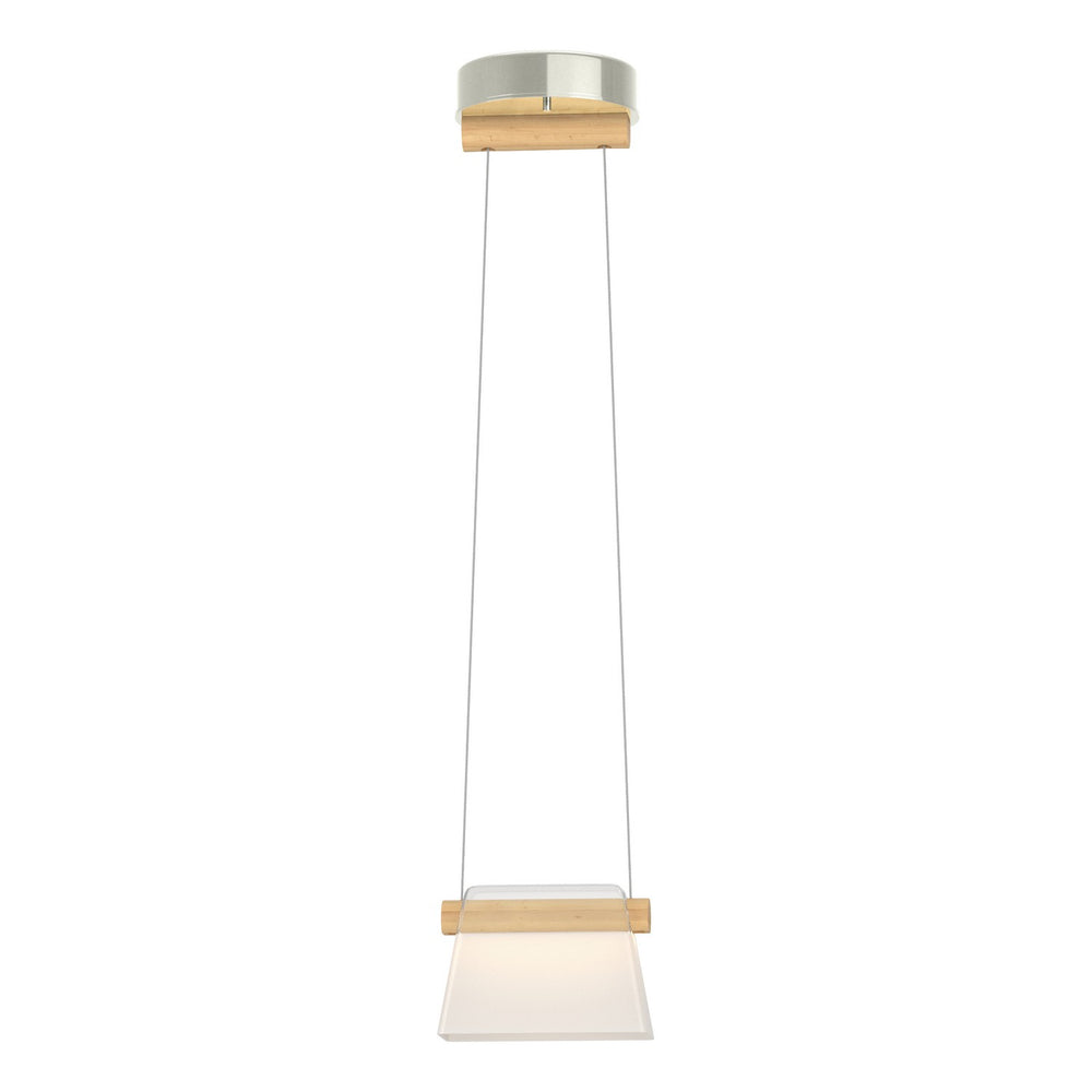 Hubbardton Forge - LED Mini Pendant - Cowbell - Sterling- Union Lighting Luminaires Decor