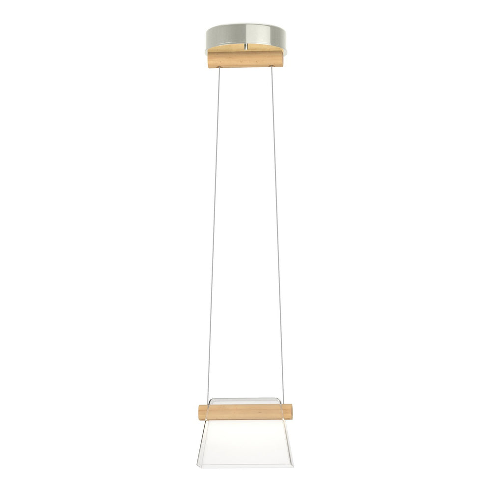 Hubbardton Forge - LED Mini Pendant - Cowbell - Sterling- Union Lighting Luminaires Decor