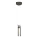 Hubbardton Forge - One Light Mini Pendant - Exos Glass - Natural Iron- Union Lighting Luminaires Decor