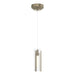 Hubbardton Forge - One Light Mini Pendant - Exos Glass - Soft Gold- Union Lighting Luminaires Decor