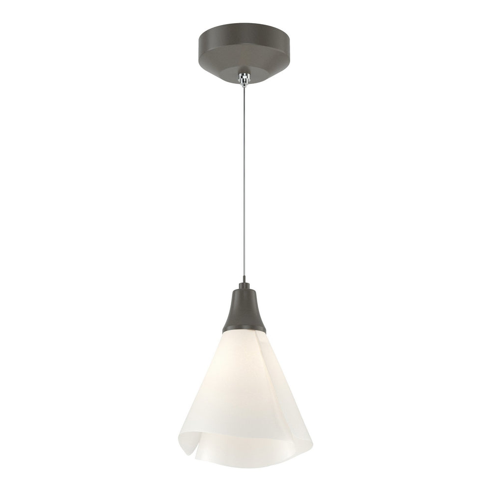 Hubbardton Forge - LED Mini Pendant - Mobius - Dark Smoke- Union Lighting Luminaires Decor