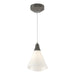 Hubbardton Forge - LED Mini Pendant - Mobius - Dark Smoke- Union Lighting Luminaires Decor