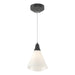 Hubbardton Forge - LED Mini Pendant - Mobius - Black- Union Lighting Luminaires Decor