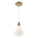 Hubbardton Forge - LED Mini Pendant - Mobius - Modern Brass- Union Lighting Luminaires Decor