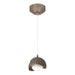 Hubbardton Forge - One Light Mini Pendant - Brooklyn - Bronze- Union Lighting Luminaires Decor