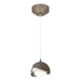 Hubbardton Forge - One Light Mini Pendant - Brooklyn - Bronze- Union Lighting Luminaires Decor