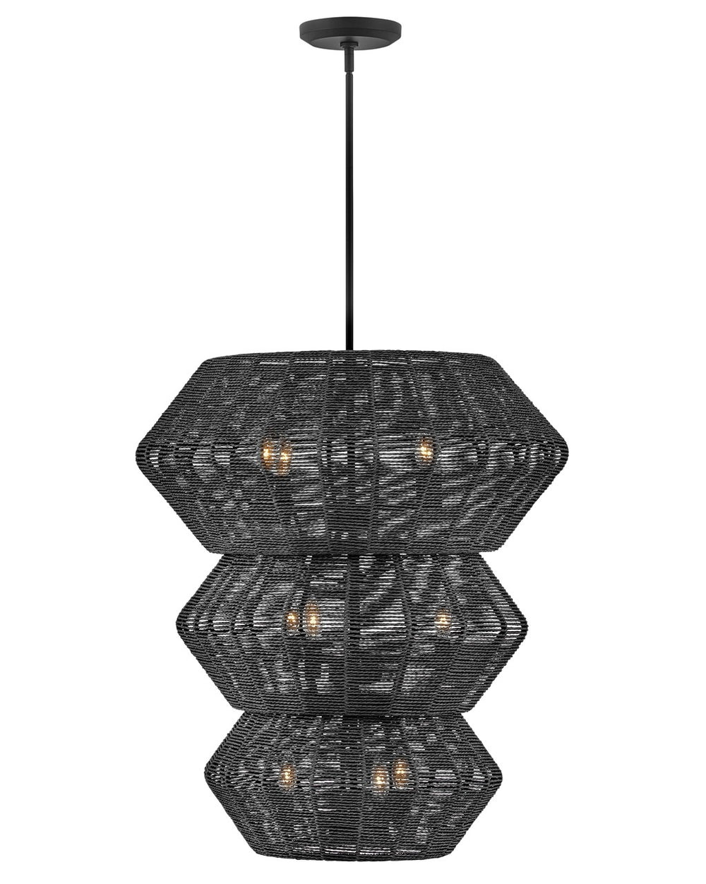 Hinkley Canada - LED Chandelier - Luca - Black- Union Lighting Luminaires Decor