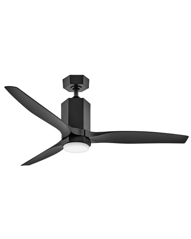 Hinkley Canada - 52"Ceiling Fan - Facet - Matte Black- Union Lighting Luminaires Decor