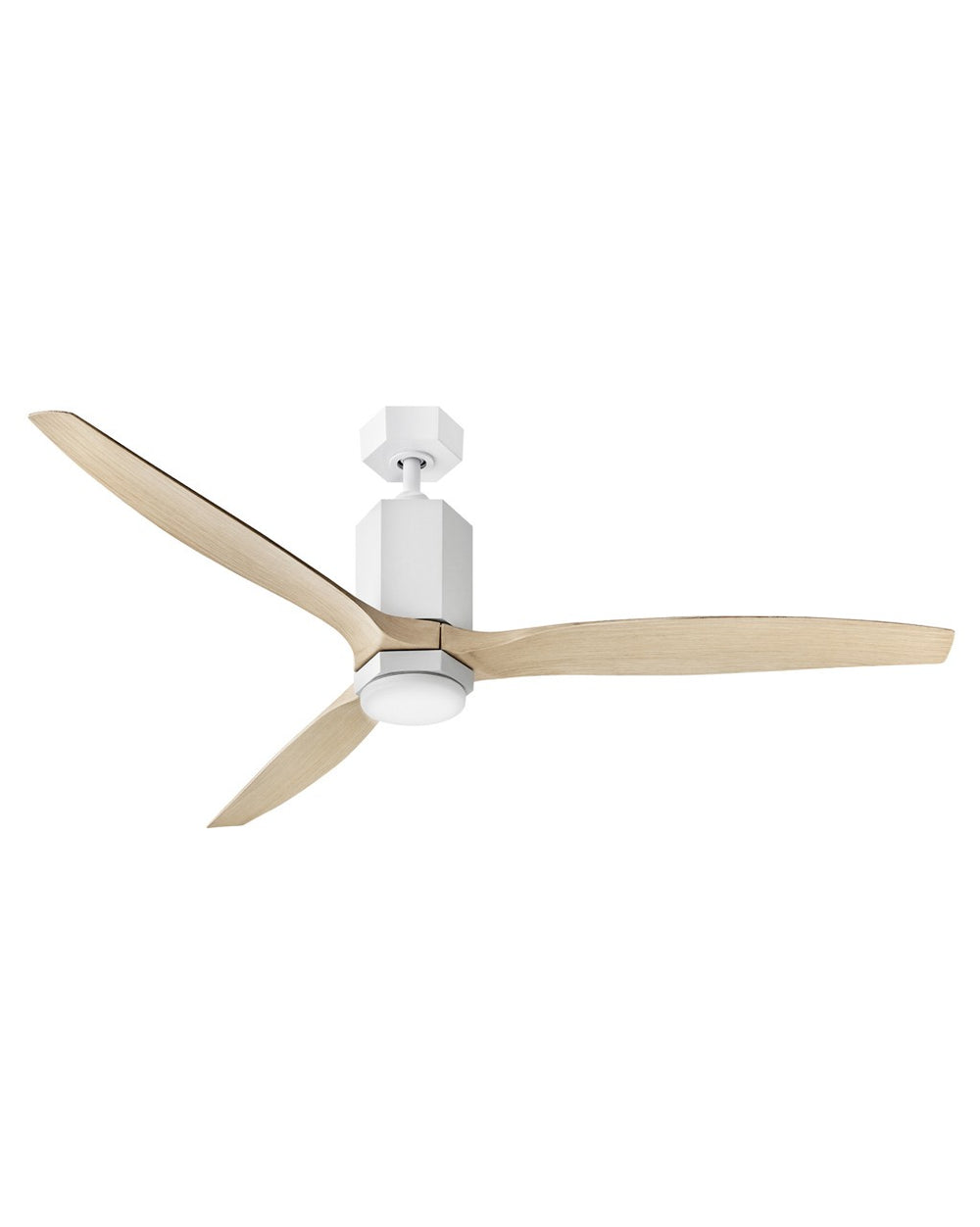 "Hinkley Canada - 60" Ceiling Fan - Facet - Matte White- Union Lighting Luminaires Decor"