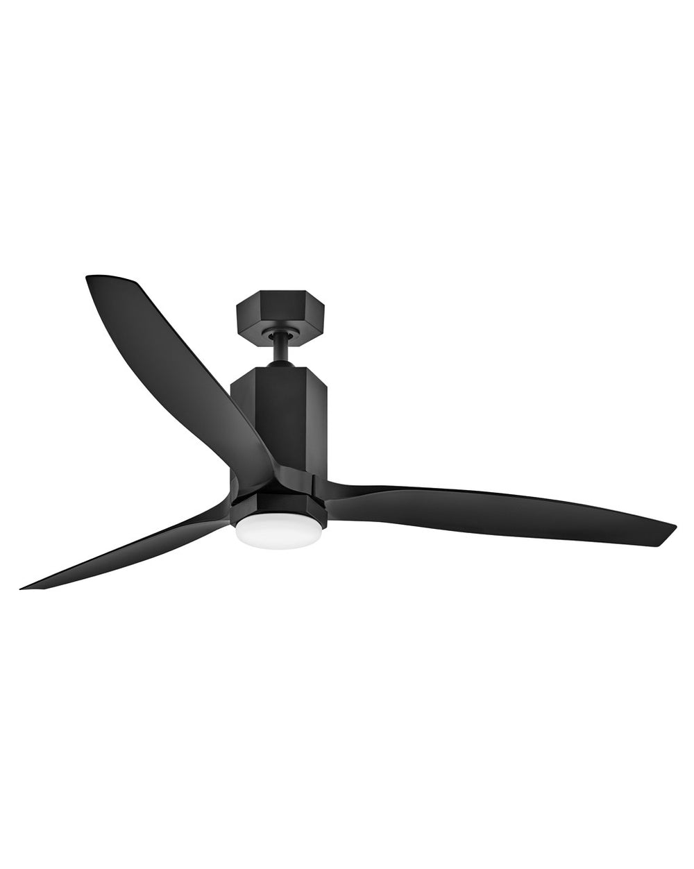 "Hinkley Canada - 60" Ceiling Fan - Facet - Matte Black- Union Lighting Luminaires Decor"