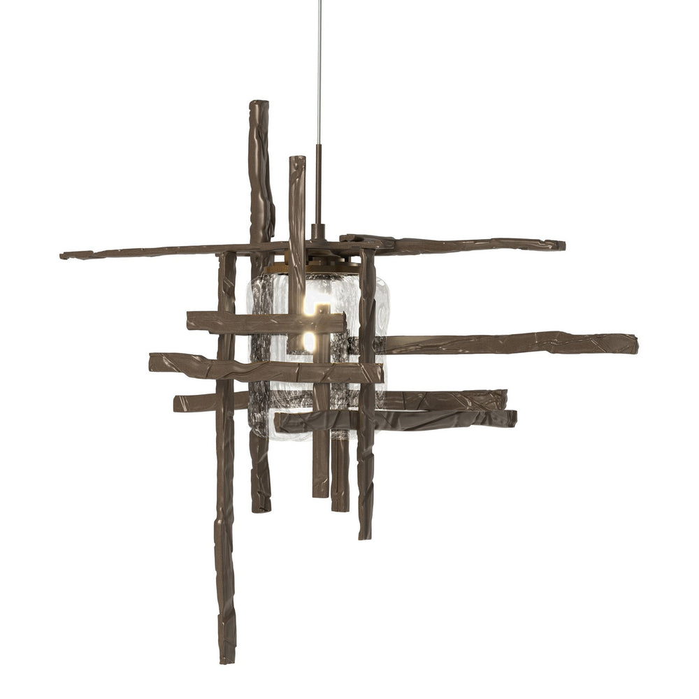 Hubbardton Forge - One Light Mini Pendant - Tura - Bronze- Union Lighting Luminaires Decor