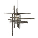Hubbardton Forge - One Light Mini Pendant - Tura - Dark Smoke- Union Lighting Luminaires Decor