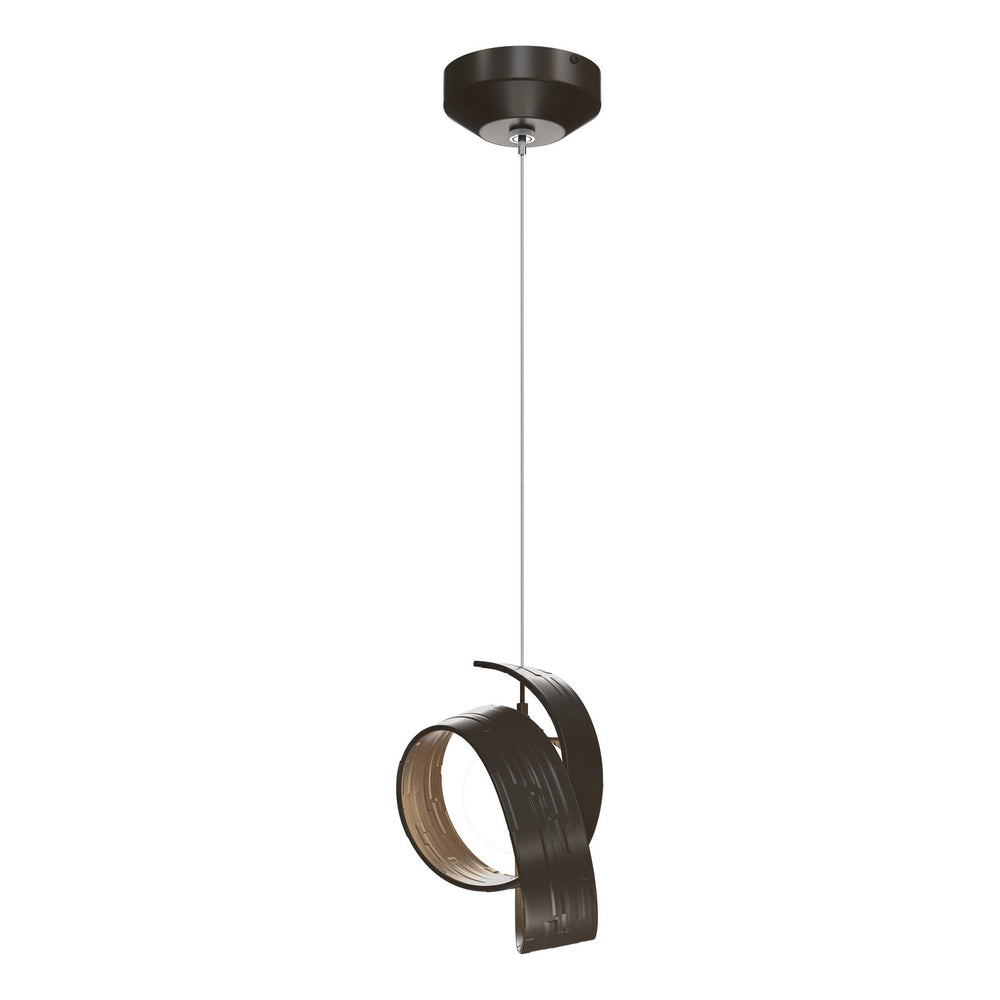 Hubbardton Forge - LED Pendant - Riza - Bronze- Union Lighting Luminaires Decor