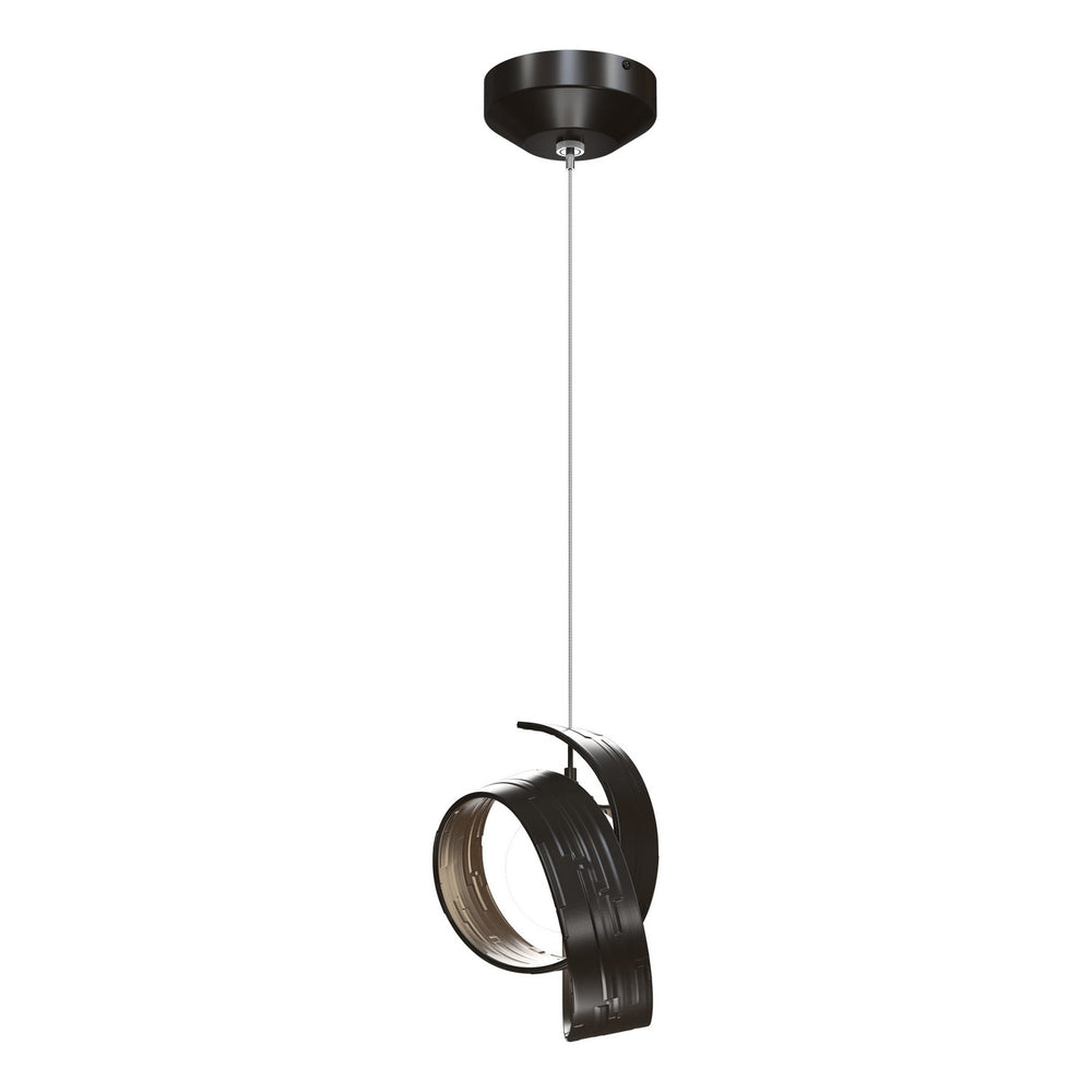 Hubbardton Forge - LED Pendant - Riza - Oil Rubbed Bronze- Union Lighting Luminaires Decor