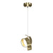 Hubbardton Forge - LED Pendant - Riza - Modern Brass- Union Lighting Luminaires Decor