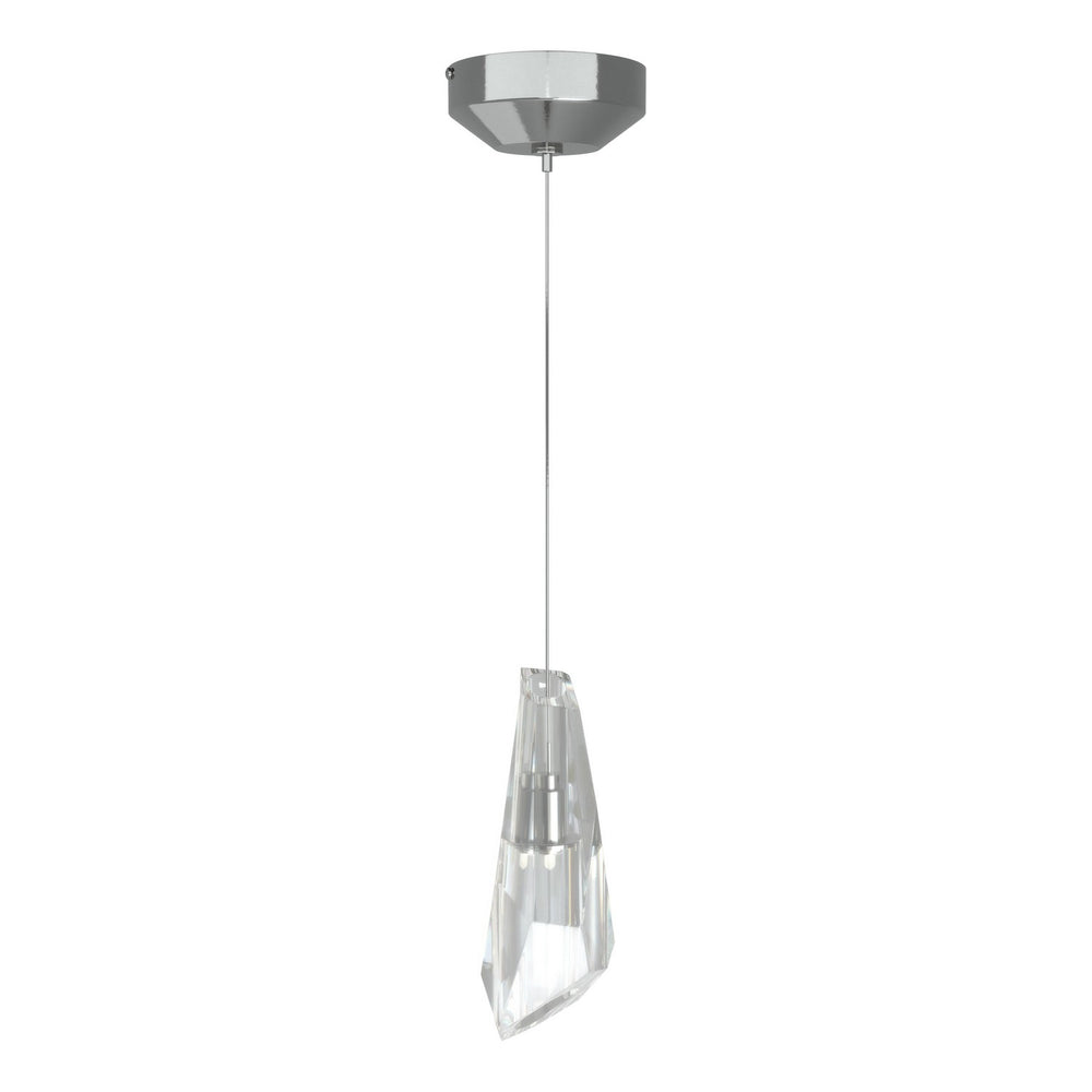Hubbardton Forge - One Light Mini Pendant - Luma - Sterling- Union Lighting Luminaires Decor