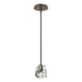 Hubbardton Forge - One Light Pendant - Gatsby - Bronze- Union Lighting Luminaires Decor
