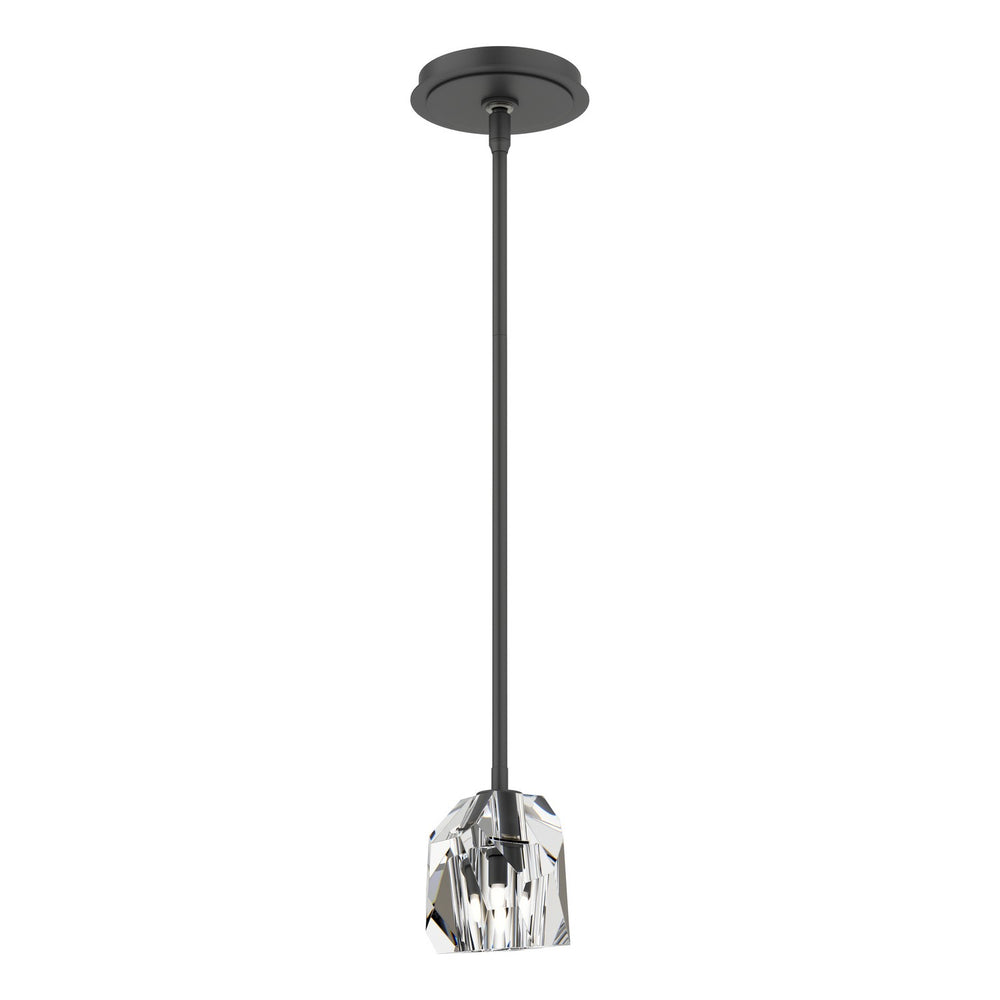 Hubbardton Forge - One Light Pendant - Gatsby - Black- Union Lighting Luminaires Decor