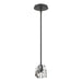 Hubbardton Forge - One Light Pendant - Gatsby - Black- Union Lighting Luminaires Decor