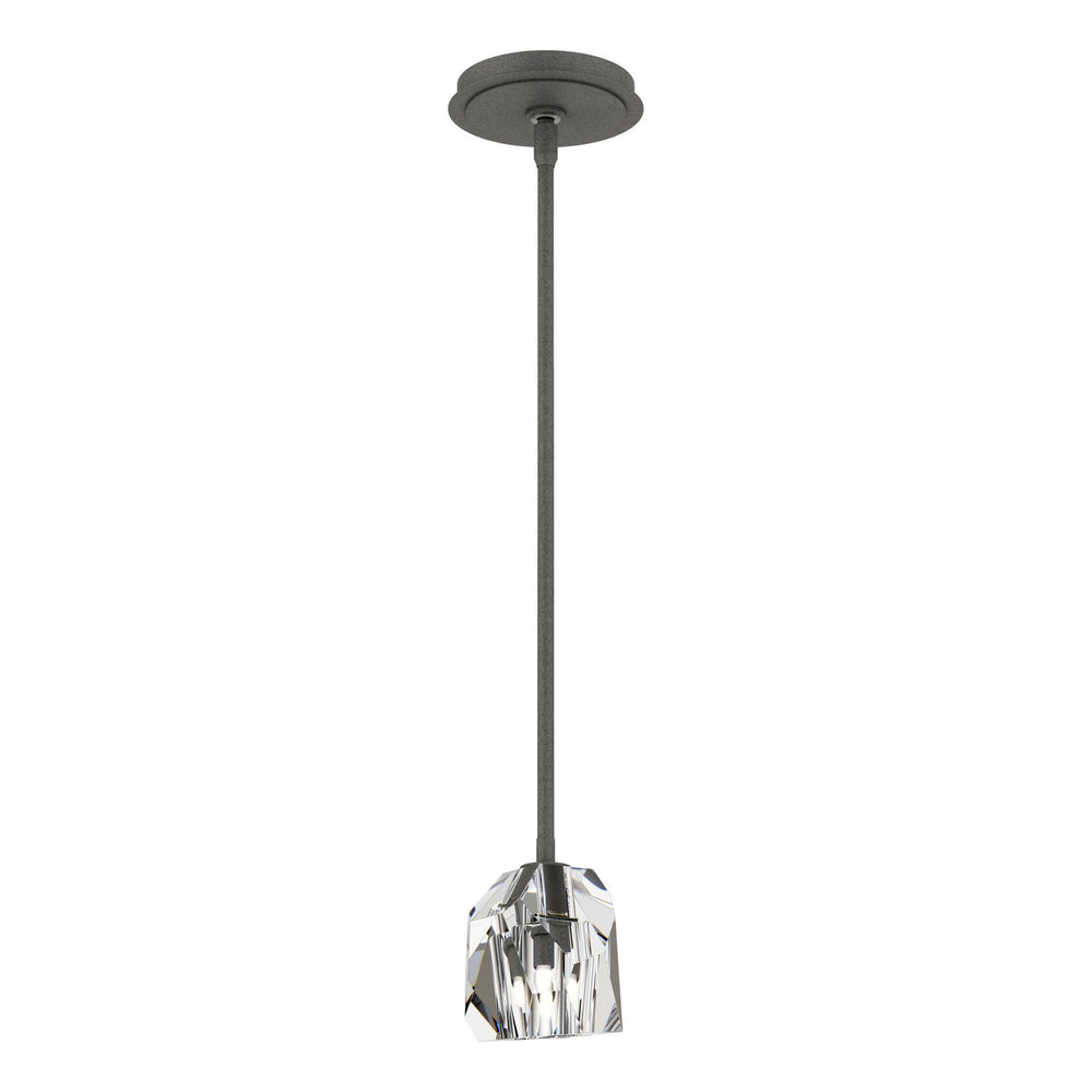 Hubbardton Forge - One Light Pendant - Gatsby - Natural Iron- Union Lighting Luminaires Decor